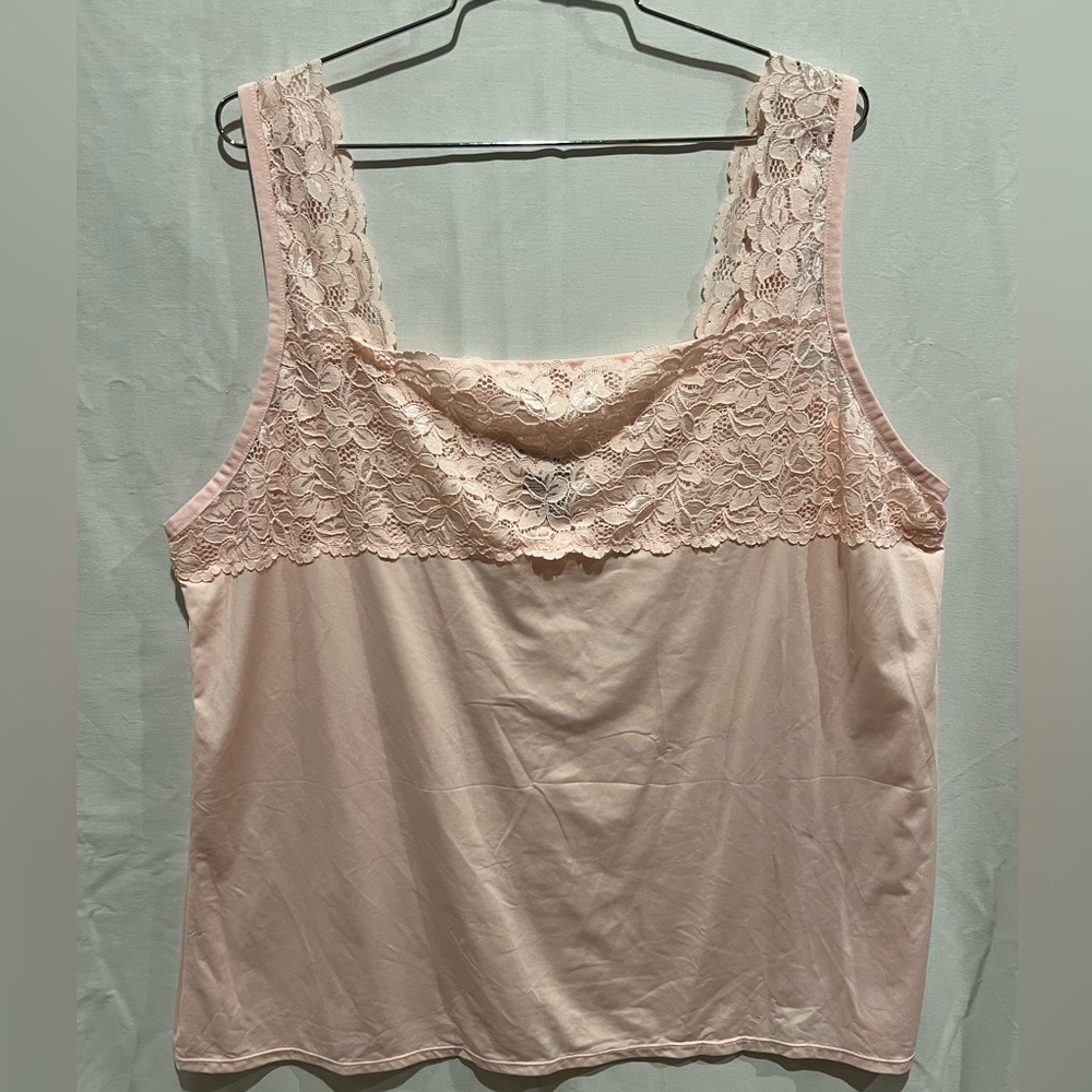 Lace Trim Pink Camisole